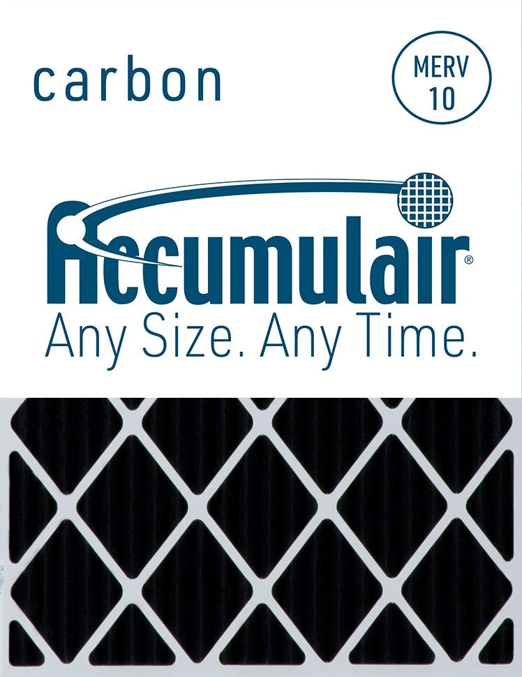 10x14x1 (Actual Size) Accumulair Carbon MERV 10 Odor Eliminating Filter 3 10x14x1 (Actual Size) Accumulair Carbon MERV 10 Odor Eliminating Filter