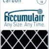 19.75x22x2 (Actual Size) Accumulair Carbon MERV 10 Odor Eliminating Filter -Air Filtration Store carbon lg 3 1