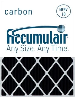 19.25x21.25x0.5 (Actual Size) Accumulair Carbon MERV 8 Odor Eliminating Filter