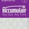 21x21x1 (Actual Size) Accumulair Diamond Filter MERV 13 -Air Filtration Store diamond frontlg 5