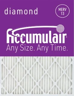 17x25x1 (16.5x24.5) Accumulair Diamond Filter MERV 13
