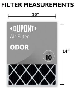 10x14x1 (Actual Size) DuPont™ Odor Air Filter (MERV 10) -Air Filtration Store do10x14x1a