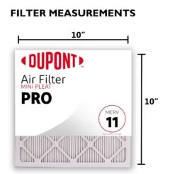 10x10x1 (Actual Size) DuPont™ Pro Air Filter (MERV 11) -Air Filtration Store dp10x10a