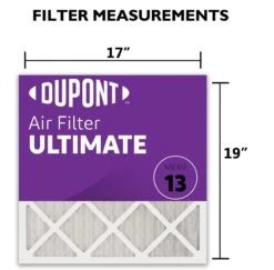 17x19x1 (Actual Size) DuPont™ Ultimate Air Filter (MERV 13) 7 17x19x1 (Actual Size) DuPont™ Ultimate Air Filter (MERV 13) -Air Filtration Store du17x19a