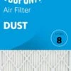 11.5x11.5x1 (Actual Size) DuPont™ Dust Air Filter (MERV 8) -Air Filtration Store dust front lg 2