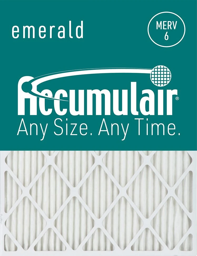 20x32x1 (Actual Size) Accumulair Emerald Filter MERV 6 3 20x32x1 (Actual Size) Accumulair Emerald Filter MERV 6