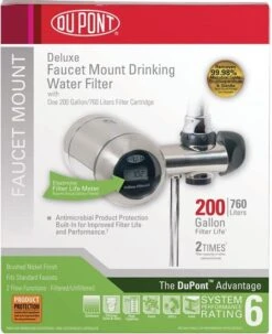 FM350XBN DUPONTĀ® Deluxe Faucet Mount Filtration System (Brushed Nickel)
