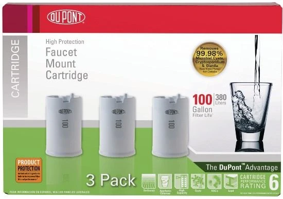 FMC103X DUPONT® Faucet Filter Cartridge (3 Pack) 3 FMC103X DUPONT® Faucet Filter Cartridge (3 Pack)