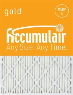 25x32x1 (Actual Size) Accumulair Gold Filter MERV 8