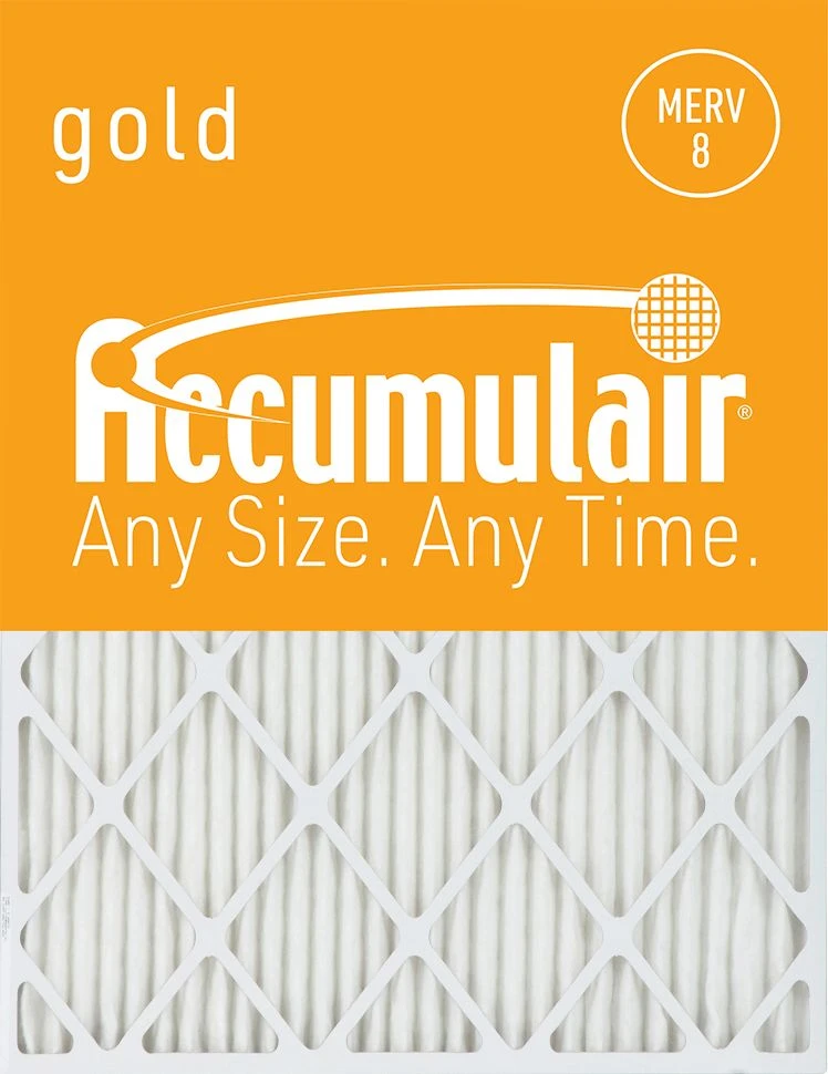 10x10x0.5 (Actual Size) Accumulair Gold Filter MERV 8 3 10x10x0.5 (Actual Size) Accumulair Gold Filter MERV 8
