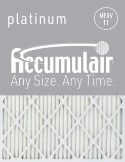10x14x1 (Actual Size) Accumulair Platinum Filter MERV 11