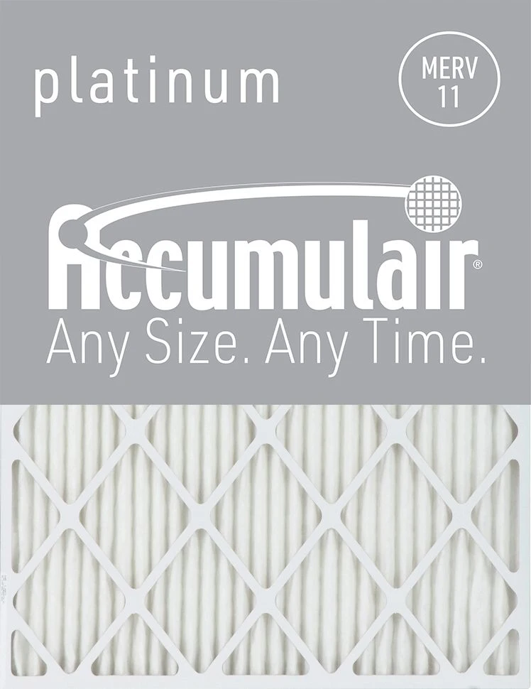 21x22x1 (20.5x21.5) Accumulair Platinum Filter MERV 11 3 21x22x1 (20.5x21.5) Accumulair Platinum Filter MERV 11